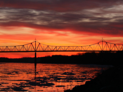 Sunset bridge